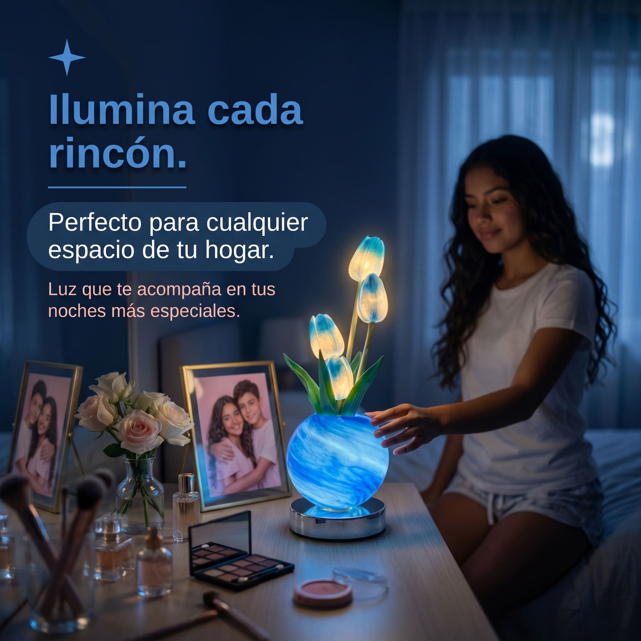 VelaLune™ Lampara de Tulipanes